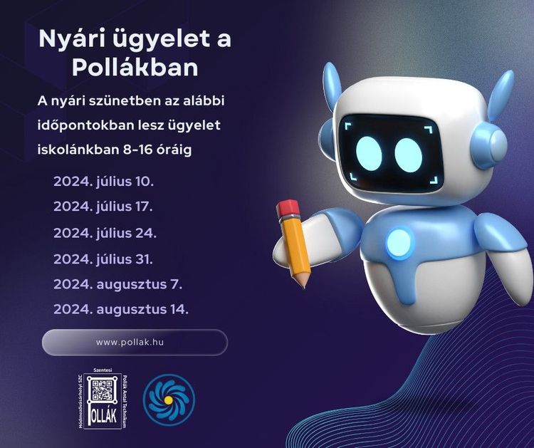 Nyári ügyelet a Pollákban